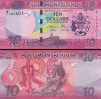 *10 Dolárov Šalamúnove ostrovy 2017-2022 P33 UNC - Kliknutím na obrázok zatvorte -